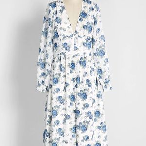 Howdy Petal Partner Long Sleeve Dress from ModCloth Size Large